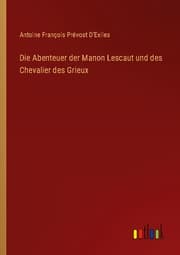 Cover von Die Abenteuer der Manon Lescaut und des Chevalier des Grieux