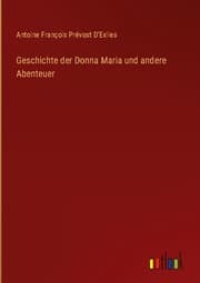 Cover von Geschichte der Donna Maria und andere Abenteuer