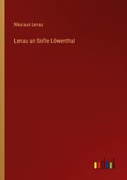 Cover von Lenau an Sofie Löwenthal