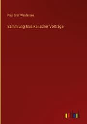 Cover von Sammlung Musikalischer Vorträge