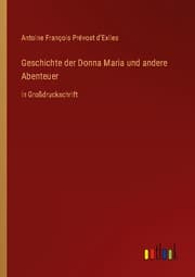 Cover von Geschichte der Donna Maria und andere Abenteuer
