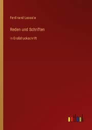Cover von Reden und Schriften
