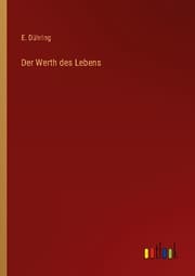 Cover von Der Werth des Lebens