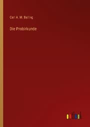 Cover von Die Probirkunde