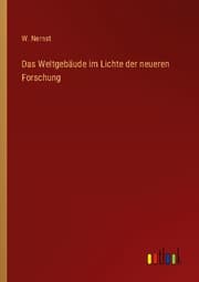 Cover von Das Weltgebäude im Lichte der neueren Forschung