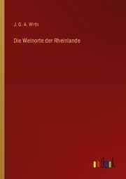Cover von Die Weinorte der Rheinlande