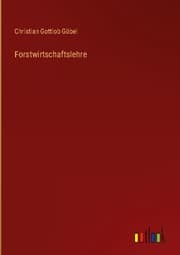 Cover von Forstwirtschaftslehre