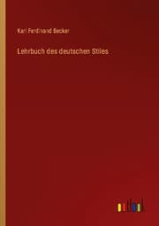 Cover von Lehrbuch des deutschen Stiles