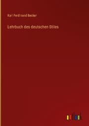 Cover von Lehrbuch des deutschen Stiles