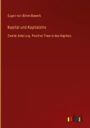 Cover von Kapital und Kapitalzins