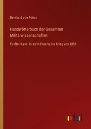 Cover von Handwörterbuch der Gesamten Militärwissenschaften