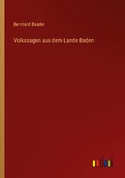 Cover von Volkssagen aus dem Lande Baden