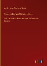 Cover von Friedrich Ludwig Stamms Ulfilas