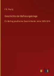 Cover von Geschichte der Befreiungskriege
