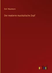 Cover von Der moderne musikalische Zopf