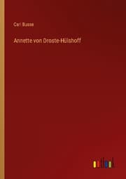 Cover von Annette von Droste-Hülshoff