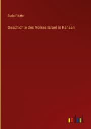 Cover von Geschichte des Volkes Israel in Kanaan