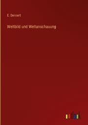 Cover von Weltbild und Weltanschauung