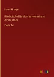 Cover von Die deutsche Literatur des Neunzehnten Jahrhunderts