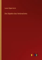 Cover von Die Objekte des Verbrechens