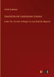 Cover von Geschichte der Lateinischen Literatur