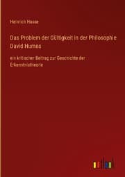 Cover von Das Problem der Gültigkeit in der Philosophie David Humes