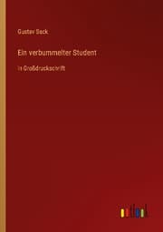 Cover von Ein verbummelter Student