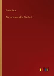 Cover von Ein verbummelter Student