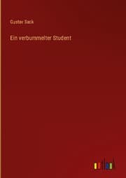Cover von Ein verbummelter Student