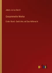Cover von Gesammelte Werke