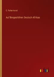 Cover von Auf Bergeshöhen Deutsch-Afrikas