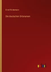 Cover von Die deutschen Ortsnamen