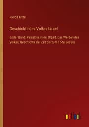 Cover von Geschichte des Volkes Israel