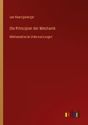 Cover von Die Principien der Mechanik
