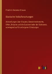 Cover von Slavische Volksforschungen
