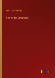 Cover von Xenien der Gegenwart