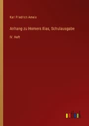 Cover von Anhang zu Homers Ilias, Schulausgabe