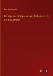 Cover von Beiträge zur Petrographie der Philippinen und der Palau-Inseln