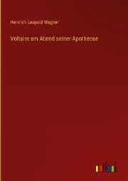 Cover von Voltaire am Abend seiner Apotheose