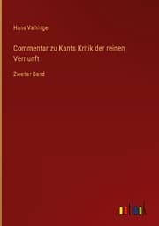 Cover von Commentar zu Kants Kritik der reinen Vernunft