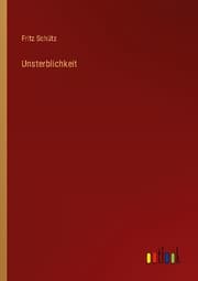 Cover von Unsterblichkeit