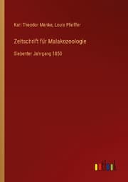 Cover von Zeitschrift für Malakozoologie