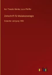 Cover von Zeitschrift für Malakozoologie
