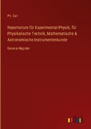 Cover von Repertorium für Experimental-Physik, für Physikalische Technik, Mathematische & Astronomische Instrumentenkunde