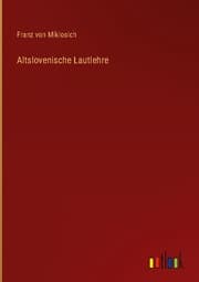 Cover von Altslovenische Lautlehre