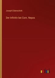 Cover von Der Infinitiv bei Corn. Nepos