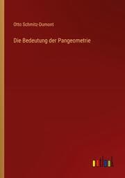 Cover von Die Bedeutung der Pangeometrie