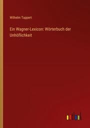 Cover von Ein Wagner-Lexicon: Wörterbuch der Unhöflichkeit
