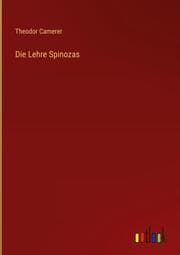 Cover von Die Lehre Spinozas