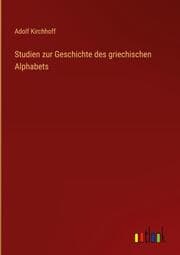 Cover von Studien zur Geschichte des griechischen Alphabets